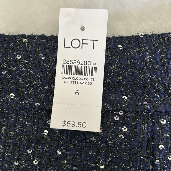 NWT Loft sequined skirt - Picture 4 of 9